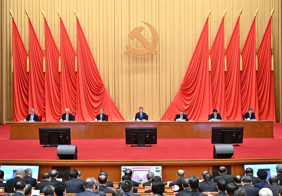 ??1月6日，，，，，，，中共中央总书记、国度主席、中央军委主席习近平在中国共产党第二十届中央纪律查抄委员会第四次整个会议上颁发沉要讲话。。。。。。李强、赵乐际、王沪宁、蔡奇、丁薛祥、李希出席会议。。。。。。